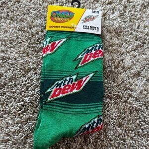Green Men's Casual Socks